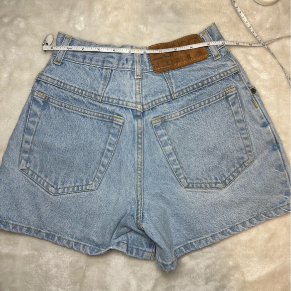 Vintage Esprit High Rise Light Wash Denim Mom Shorts Size 1/2 - Picture 7 of 13